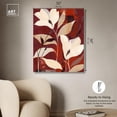 thumbnail image 5 of Maroon Floral Dreams II Canvas Fall Inspired Abstract Art by Art Remedy, Gallery Wrapped, 30" x 36", 5 of 7