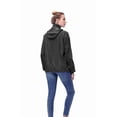 thumbnail image 6 of Women's Waterproof Rain Jacket Lightweight Raincoat Hooded Windbreaker With Pockets for Hiking Travel Outdoor, 6 of 7