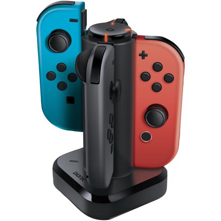 bionik BNK-9019 Tetra Power Charging Dock for Joy-Con Controllers, Dreamgear, 845620090198