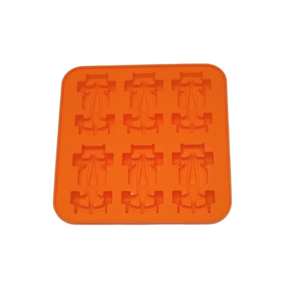 qILAKOG Formula Racing Silicone Mold, 6.3x6.3 inch Ice Tray for Refrigerator and Ice Container, Jelly and Chocolate Frame Mold, Easy to Release