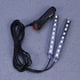 thumbnail image 2 of Atmósfera interior del coche Luces de neón Lámparas Tira 18 LED Encendedor de cigarrillos - Luz blanca (Negro), 2 of 5