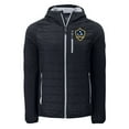 thumbnail image 2 of Men's Cutter & Buck Black LA Galaxy Rainier PrimaLoft- Eco Raglan Full-Zip Hoodie Hybrid Jacket, 2 of 3