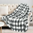 thumbnail image 5 of Mmeneyy Fleece Throw Blankets, Buffalo Plaid Throw Blanket for Couch Sofa Bed, Soft Warm Fuzzy Cozy Plush Checkered Blanket, Lightweight Farmhouse Decor, 5 of 5