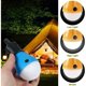 thumbnail image 4 of Luz para acampar Linterna para acampar Pesca a prueba de agua Luz de emergencia Camping Funciona con pilas Interior y exterior LED Iluminación de luz portátil (4 piezas - Baterías no incluidas), 4 of 5
