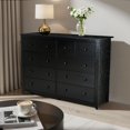 thumbnail image 2 of Tcbosik Dresser with 10 Storage Drawers, 51.9" Chest of Drawers for Bedroom, Living Room, Hallway, Black, 2 of 8