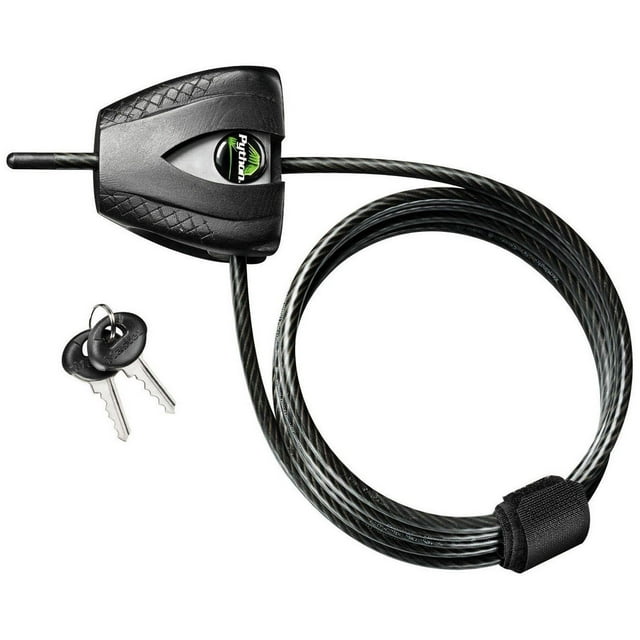 Candado de Cable Master Lock Negro y Plateado 6' x 3/16" diámetro