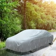 thumbnail image 3 of Car Cover Waterproof All Weather Snowproof Windproof Hail Protector Full Exterior Covers UV Protection Universal Fit Sedan Outdoor Automobiles, 3 of 6