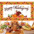 thumbnail image 2 of Banner decorativo de Feliz Acción de Gracias - 120 x 80 cm, telón de fondo de Feliz Acción de Gracias, decoraciones para fiestas de Acción de Gracias (estilo 1qsh013), 2 of 5