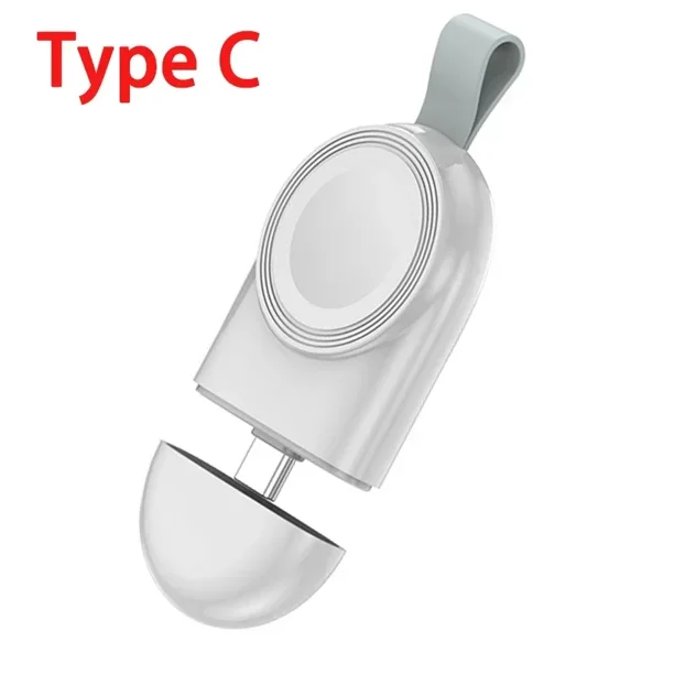 Mini base de carga inalámbrica magnética 2025 para Apple Watch series 8 7 6/5/4/SE/3/2, cable de carga inalámbrico portátil para iwatch