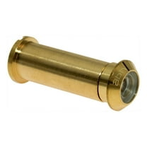 160-Degree Bright Brass Door Viewer with Acrylic Lenses