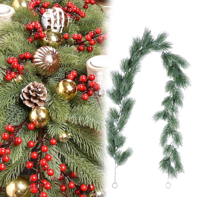 Artificial Plants for Decor Outdoor Simulation Rattan Decoration Christmas Rattan Home Decoration Artificial Needle Rattan in Stock