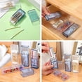 thumbnail image 5 of 4pcs Portable Transparent Storage Box For Business Trips, Toothpicks, Cotton Swabs, Minimalist Small Items, Bandage Sorting And Organizing Box, 5 of 5