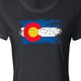 thumbnail image 4 of Inktastic Colorado Flag Distressed Look Women's T-Shirt, 4 of 5