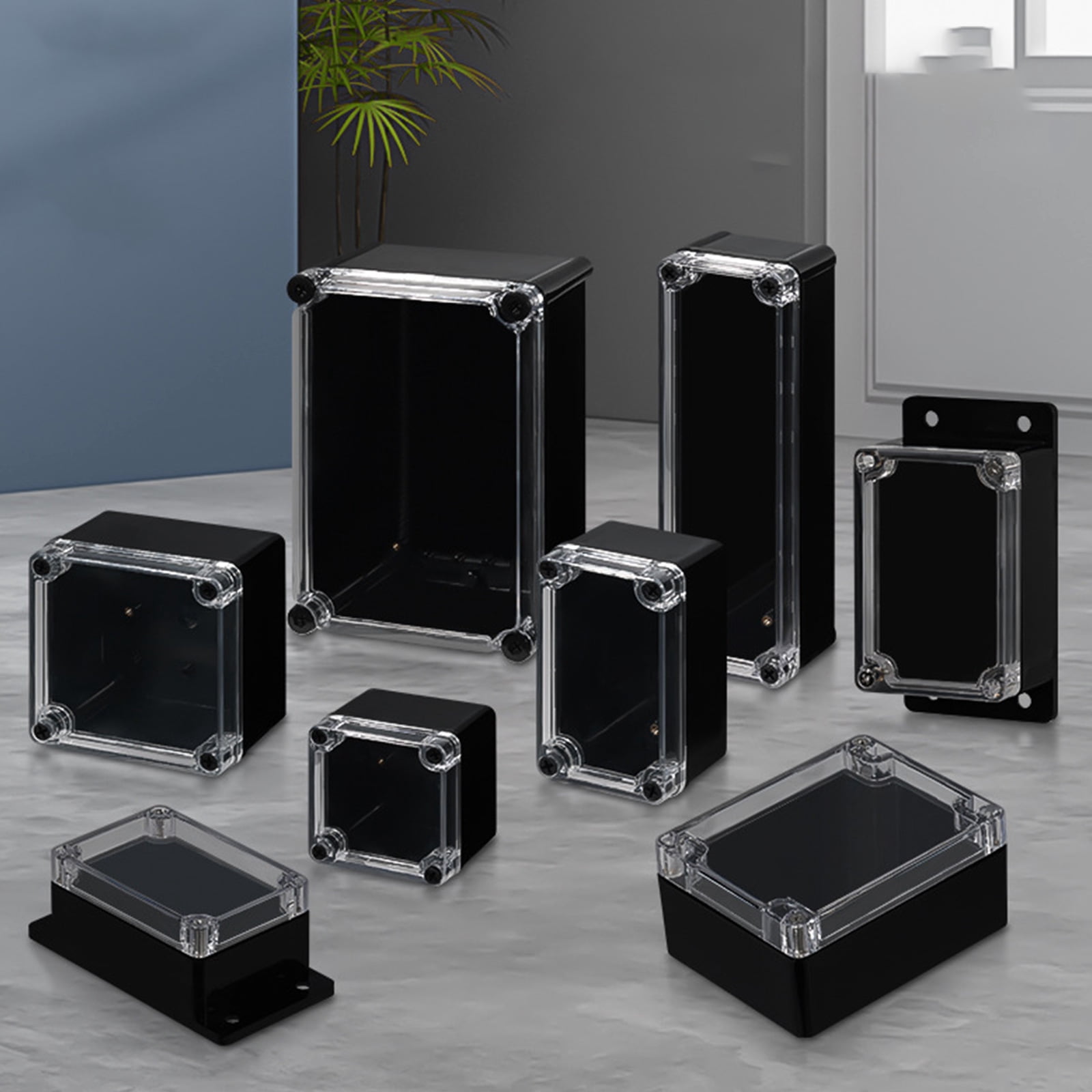 Dustproof Electrical Project Box Waterproof Electrical Enclosure Outdoor Waterproof Junction Box for Monitoring Systems
