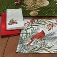 thumbnail image 2 of Park Designs White Cardinal Embroidered Napkin Set of 4, 2 of 3