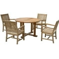 thumbnail image 1 of Teak Tosca Rialto Armchair 5-Pieces Dining Set, 1 of 5