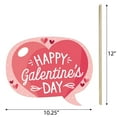 thumbnail image 5 of Big Dot of Happiness Funny Happy Galentine's Day - Valentine's Day Party Photo Booth Props Kit - 10 Piece, 5 of 5