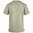 thumbnail image 2 of Panda Uniform by HeedFit Women's V-Neck Scrub Top – Two Patch Pockets, XL, Khaki, 2 of 4