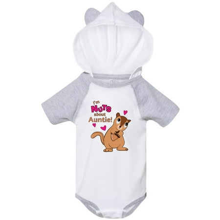 

Inktastic I m Nuts About Auntie Gift Baby Boy or Baby Girl Bodysuit