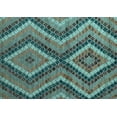 thumbnail image 1 of Ahgly Company Indoor Rectangle Abstract Light Blue Modern Area Rugs, 8' x 10', 1 of 4