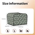 thumbnail image 5 of Fotbe White Daisies and Bee for Four Slice Toaster Cover, Fingerprint Protector, Super Soft Appliance Cover And Dust Cover,Bread Dust Cover & Fingerprint Protection, 5 of 7