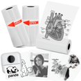 thumbnail image 1 of Papel adhesivo térmico sin tinta, 3 rollos, para mini impresora, 1 of 7