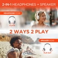 thumbnail image 2 of Auriculares inalámbricos 2 en 1 con altavoz HyperGear Flip White, 2 of 9