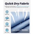 thumbnail image 3 of Bañador Maamgic Quick Dry Shorts de baño para hombre Lake Blue, 3 of 7