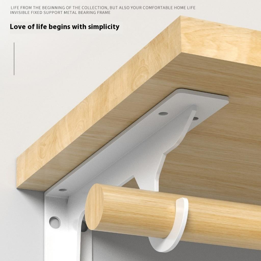 Shelf Brackets Wall Mounted 110kg Load Capacity Cold Rolled Steel Supports