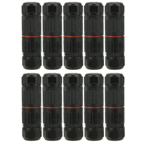 Kit surtido de terminales, 10 piezas Conector impermeable Conector eléctrico impermeable Terminal eléctrico creado magistralmente NikouMX herramienta