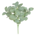 thumbnail image 5 of Matsuzay Hojas de eucalipto Planta artificial Hojas Centro de Hojas Oficina en el hogar Fiesta de boda Decoración Planta gris blanco 2piezas Matsuzay CBP124840, 5 of 5