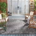 thumbnail image 2 of SAFAVIEH Courtyard Chao Medallion Indoor/Outdoor Area Rug, Grey/Black, 9' x 12', 2 of 8