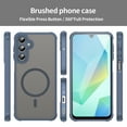 thumbnail image 2 of Xilaimi for Galaxy A17-5G Phone Case: Compatible for Samsung A175G Case ,【Mag-Safe Fit】 Frosted Translucent Soft-Touch Skin & Military-Grade Protection Funda para A 17,Girls Women,Blue, 2 of 7