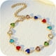 thumbnail image 5 of Collar para mujer, joyería para mujer, joyería para mujer, pulsera colorida y bonita para mujer, pulseras delicadas con cadena ajustable, joyería delicada, collar con alas de ángel., 5 of 5