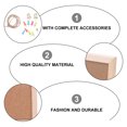 thumbnail image 4 of Milisten Wall Mounted Message Board Decorative Hanging Pin Board Wood 2Pcs, 4 of 4