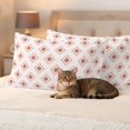 thumbnail image 3 of White Boho Geometric Outdoor Waterproof Pillow Covers, Modern Simple Aztec Ethnic Pattern Decorative Rectangle Throw Pillowcase Sofa Cushion Sham for Patio/Couch/Chair, 20"x12" 2 Pack, 3 of 8
