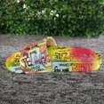 thumbnail image 4 of Sandalias planas con grafiti para mujer, zapatos informales con estilo informales de verano para playa personal Wmkox8yii hj789, 4 of 7