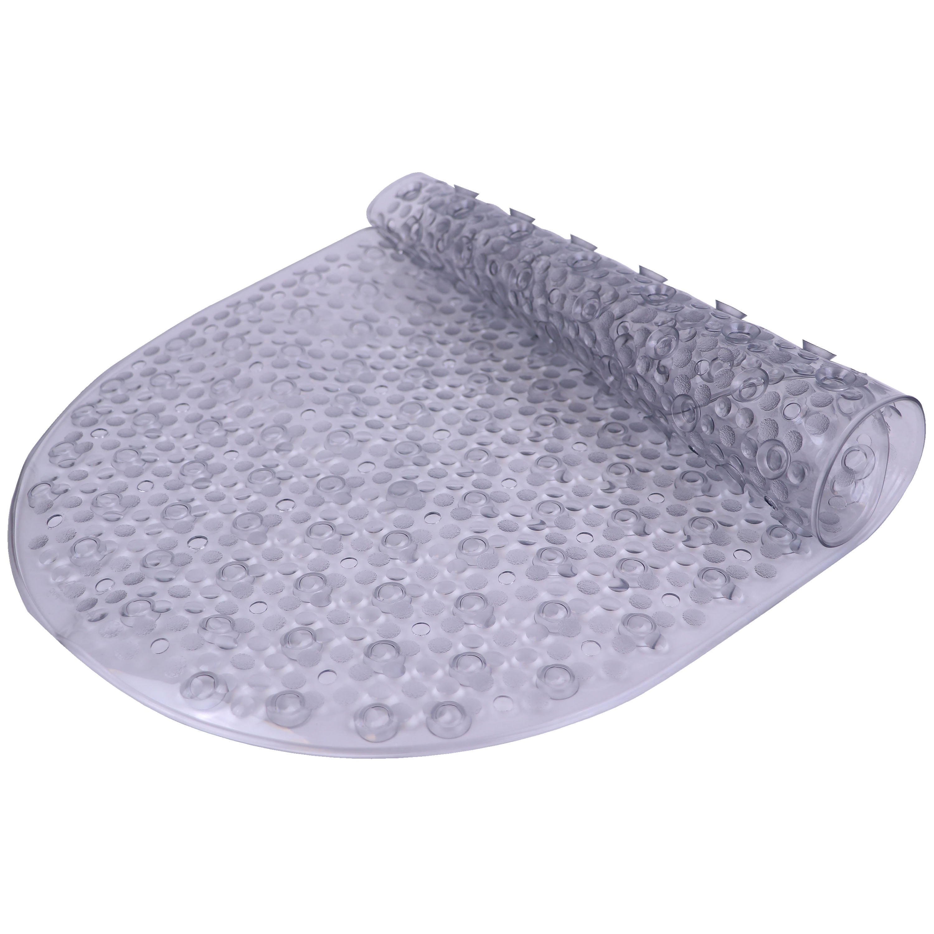 Mainstays Oval Bubble Bath Mat Charcoal