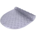 thumbnail image 4 of Mainstays Oval Bubble Bath Mat Charcoal, 4 of 6
