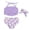 Z5-Purple-mkosplrt girls swimsuits, variant on MKOSPLRT 3M-3T Toddler Girls Swimsuit Bathing Suit 3-Pieces Tassels Bikini Halter Tops Floral Print Bottoms Bow Hairband Swimwear Beach Outfit Set