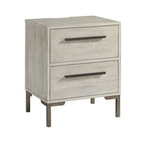 Westwood Design Beck Modern Wood Nightstand in Willow Gray Finish