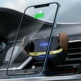 thumbnail image 2 of COFEST Auto Parts,Phone Holder Mount For Car Vent,Car Vent Phone Holder,Cell Phone Mount For Car,Hands Free & Thick Case Friendly All & Android,Gold,, 2 of 9