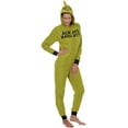 thumbnail image 2 of Grinch Family Onesies Adult and Kids Pajamas Licensed Sleepwear Hooded Costume Union Suit, Always Naughty, Size: XX-Large, 2 of 2