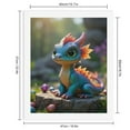 thumbnail image 2 of Paint By Numbers Kit for Adults Beginner - DIY Cute Colorful Dragon Fantasy Canvas Painting Kits for Adults, Frameless Paint By Number for Adults for Home Wall Decor 16x20 Inch, 2 of 7