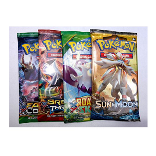 Pokemon Assorted Boosters 4 Packs Walmart Com