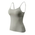 thumbnail image 4 of Mittory Spaghetti Strap Camisole Tank Tops for Women, Basic Slim-Fit Cotton Cami Undershirts, 4 of 7