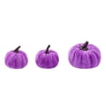 thumbnail image 3 of MesaSe Halloween Artificial Pumpkins Fake Velvet Pumpkins Table Centerpiece, 3 of 6
