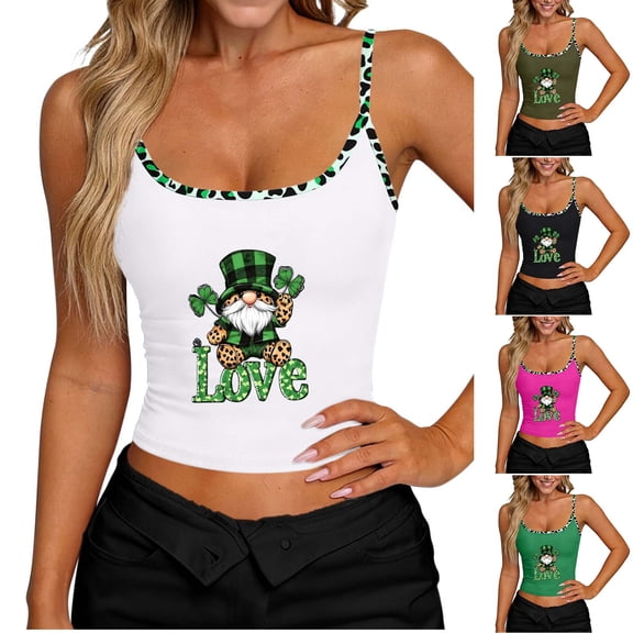 Vetsdori Sleeveless Tank Tops for Women Camisole Pullover Tshirts Short Crop Black Tanks and Camis Outdoor,Undershirts Summer Womens Tops Work
