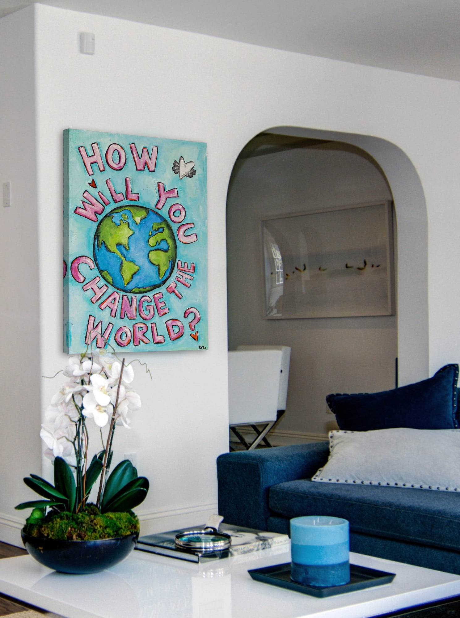 Marmont Hill "How Will You" by Tori Campisi Painting Print on Canvas