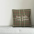 thumbnail image 2 of Creative Products Dear Santa, I Was Framed in Tartan Plaid 18x18 Spun Poly Pillow, 2 of 2
